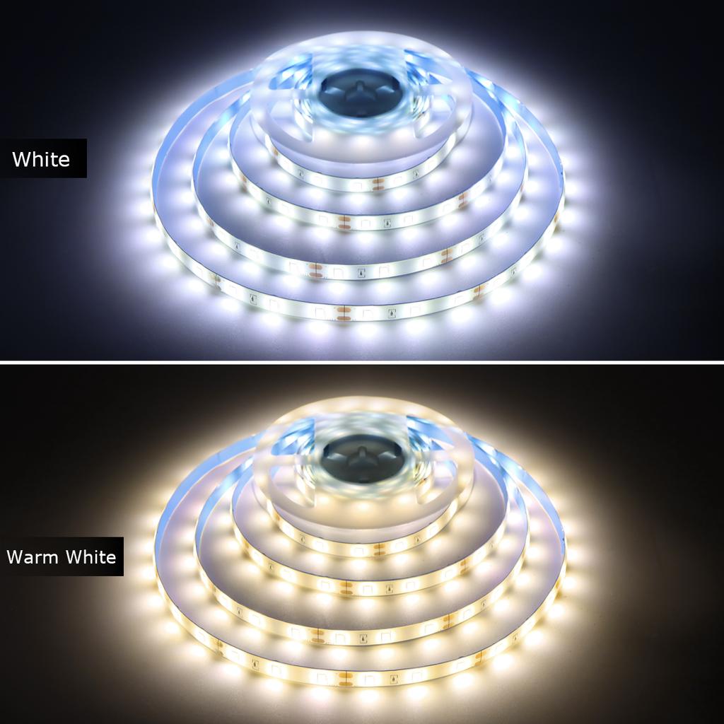 Беспроводной PIR-датчик движения, светодиодные ленты, 12 В, водонепроницаемая лента, автоматический переключатель включения/выключения, лестница, шкаф, кухня, спальня, ночные огни
