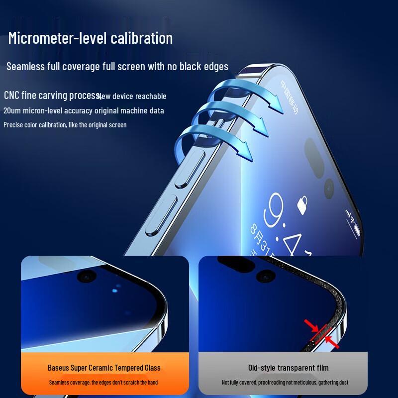 Baseus iPhone 13 Pro Max Tempered Glass Screen Protector