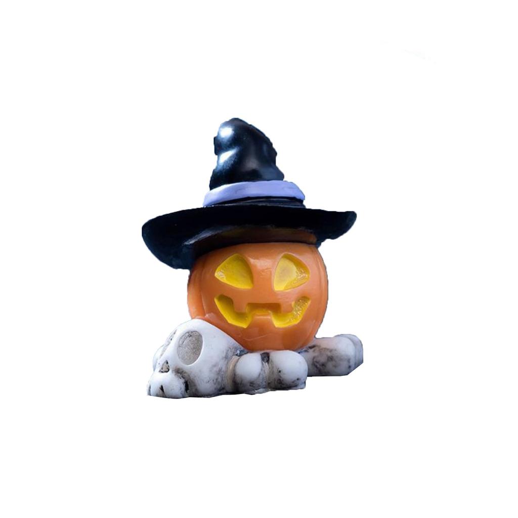 Halloween Micro-landscape Ornaments: Horror Trees, Jars, Tombstones, Tombs, Pumpkins, Skulls, Resin Handicrafts