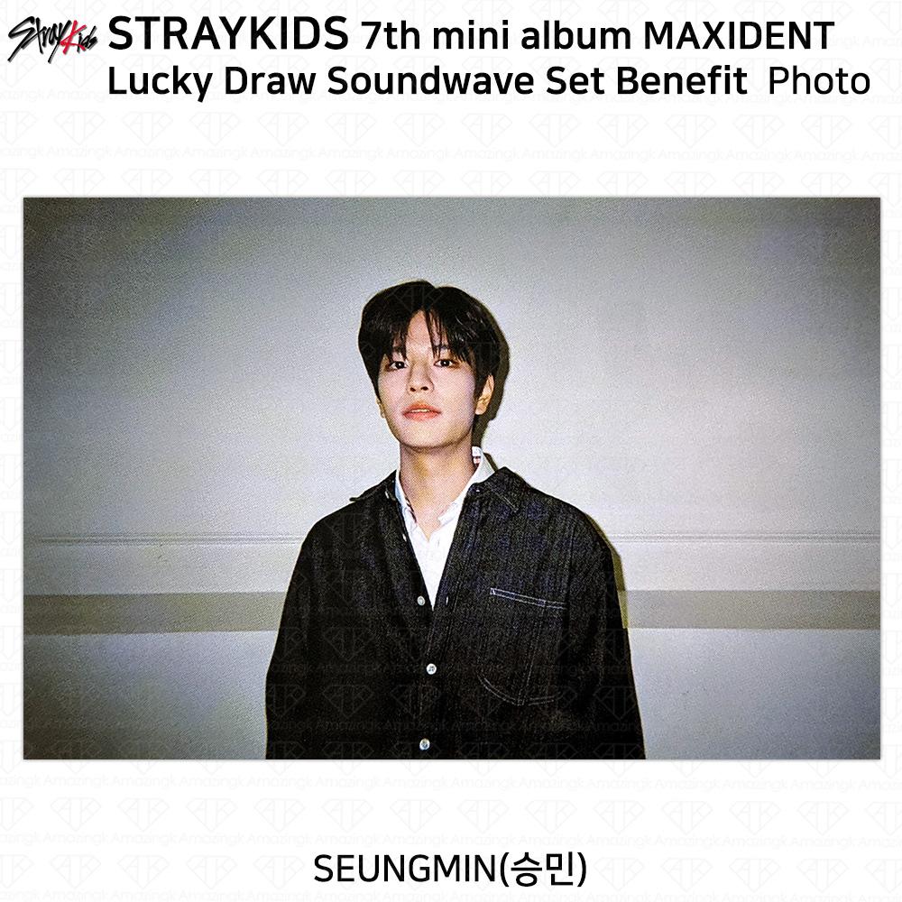 Stray Kids 7-й мини-альбом Maxident SoundWave 1-й розыгрыш фотокарточки KPOP