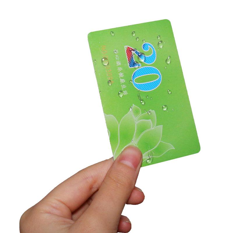 Чип-монета-карта: Водонепроницаемый ПВХ фишка-ваучер для казино и маджонга