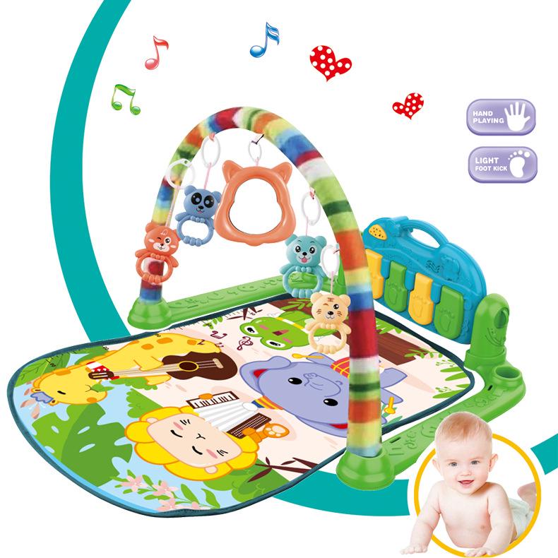 Multifunctional Baby Gym Pedal Piano Mat: Music Blanket for 0-1 Year Olds
