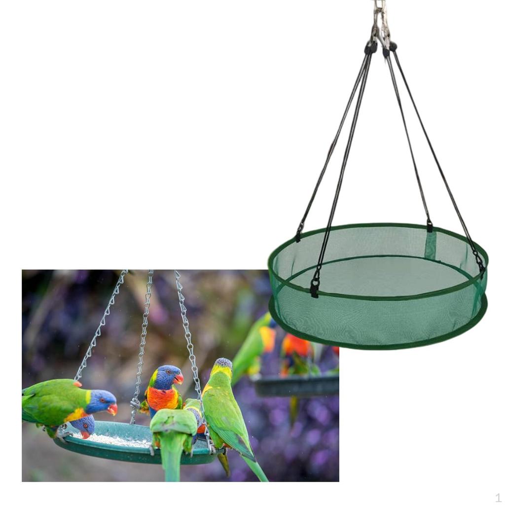 Поддон-уловитель семян для птиц, Обруч для семян, Подвесной для улицы, Сад
