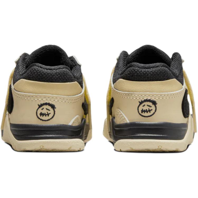 Детская обувь Travis Scott x Jordan Jumpman Jack TR Mid top Бежевый/Черный/Желтый для младенцев и малышей FJ2852-102