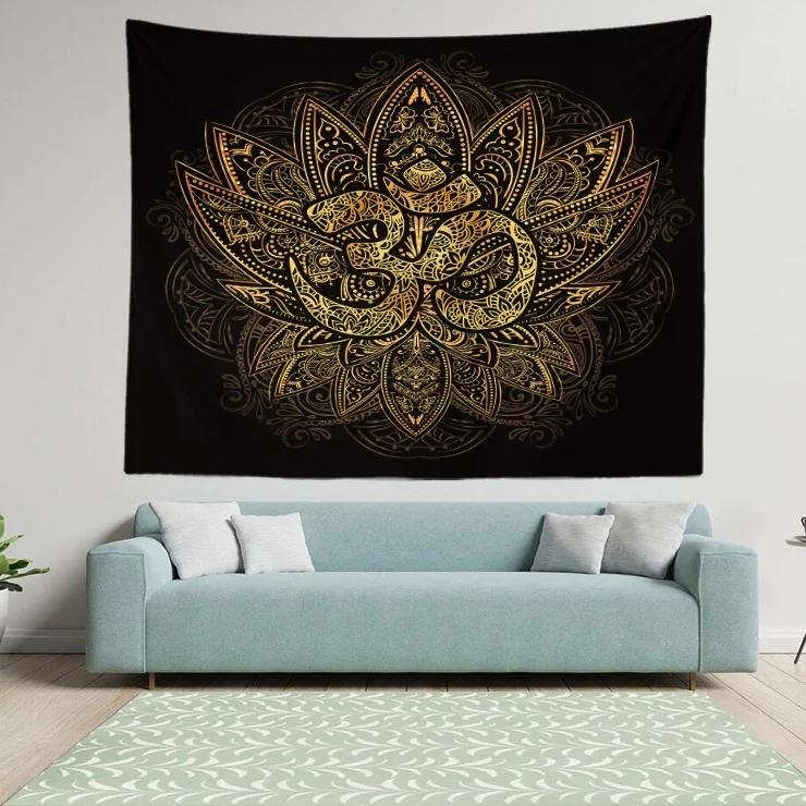 Home Decor Living Room Bedroom Tapestry Mandala Sun Lotus Wall Sofa Hanging
