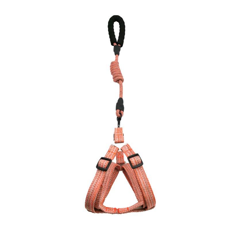 Adjustable Dog Harness Leash Set Round Pet Lead Small Medium Large Dogs
