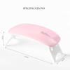 Mini 6W UV LED Nail Dryer Lamp Portable USB Cable For Gift Home Use Gel Nail Polish USB Lamp