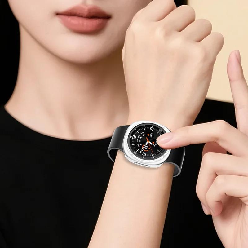 Защитный бампер Чехол Полый чехол-чешуя Пластиковый корпус Для Samsung Galaxy Watch 8 44 мм Экран Для Samsung Watch8 40 мм Аксессуары