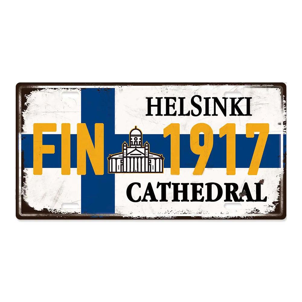 Страна Постеры Металлические Знаки Номерной Знак Табличка Металлическая Винтажная Жестяная Вывеска Настенный Декор для Мужской Пещеры Бара Дома