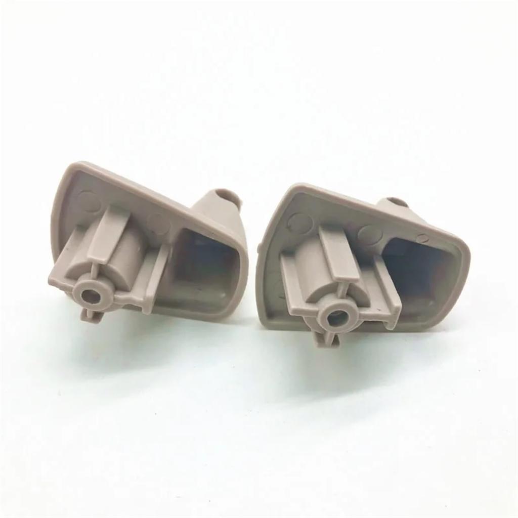 MKVAXR 2 Pcs Sun Visor Replacement Clips, New Beige Car Sun Visor for Chrysler, 300 300C, Dodge, Charger Magnum