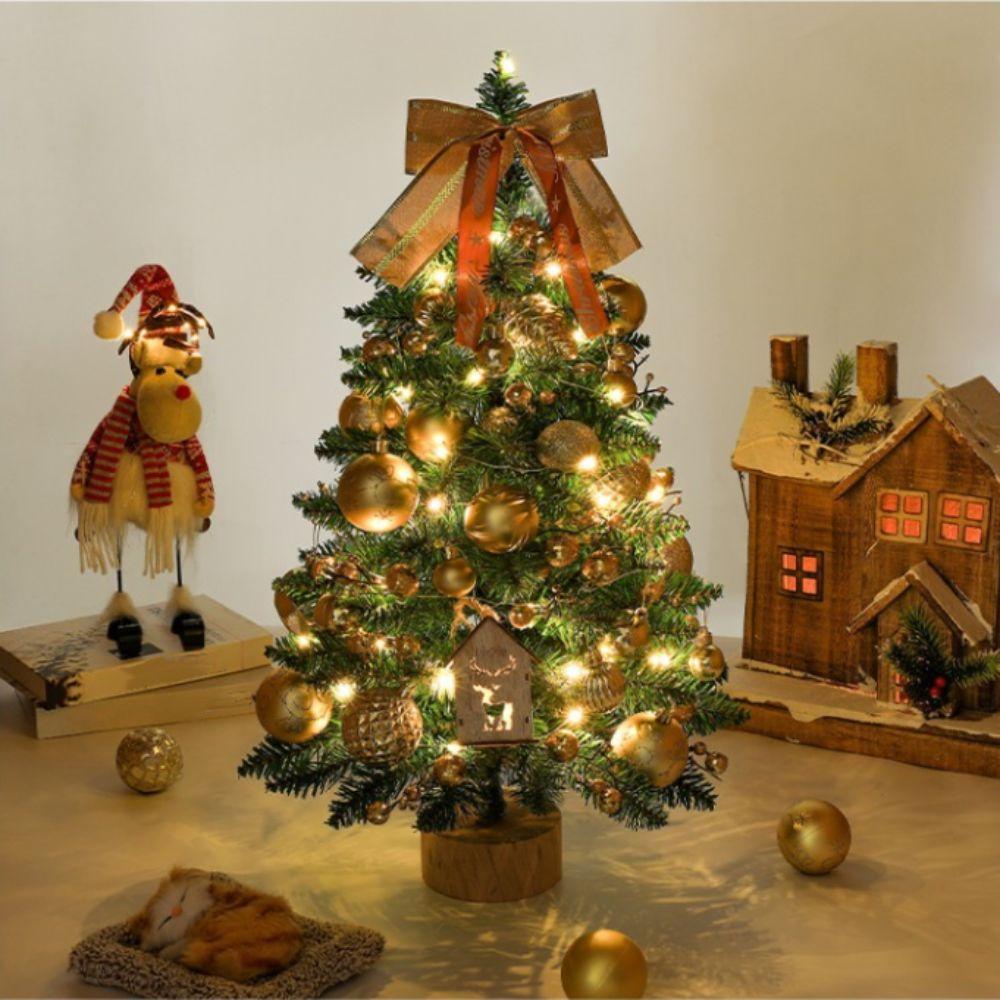 Miniature Christmas Tree Simulated Small Pine Tree Xmas Artificial Pine Tree Party Decoration