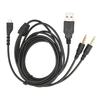 Headphone Audio Cable USB and 3.5mm Audio Jack Audio Cord with Lighting for SteelSeries Arctis