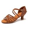 Модная обувь для латинских танцев, вальс, джаз, латинские танцевальные туфли для помещений, женские, профессиональные, на среднем каблуке, бальные, танцевальные туфли для вечеринок, каблук 5 см