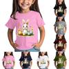 Футболки для малышей, девочек и мальчиков, детские футболки с короткими рукавами и принтом для мальчиков и девочек 2-12 лет