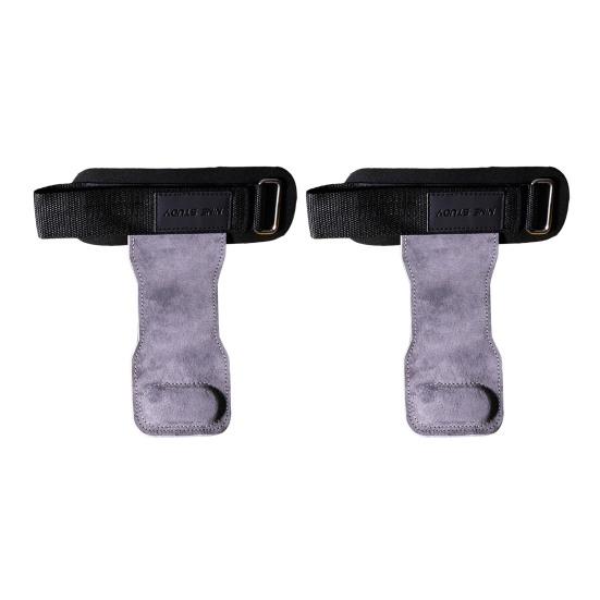 1 пара ремешков на запястье для тяжелой атлетики, двухслойные перчатки для тяжелой атлетики из воловьей кожи с подушечками для ладоней, эластичная рукоятка для становой тяги