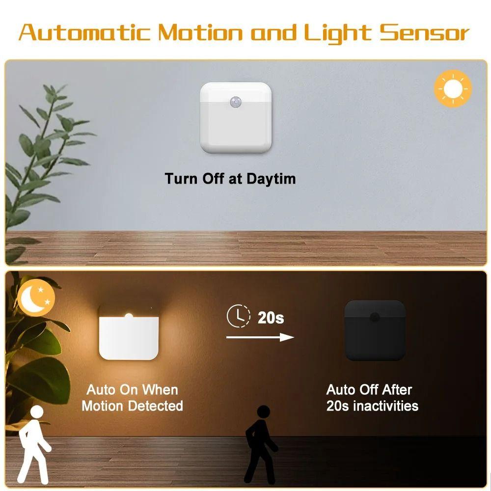 Rechargeable LED Night Light Wireless Wall Lamp Home Accessories Motion Sensor Light Hallway