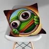 Funny Art PPepe The Frog Throw Pillow Case Living Room Sofa Cushion Cover For Home Bedroom Decoration Protector