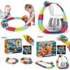 Magic Zero Gravity Car Track Play Set With Led Race Car And Glow In The Dark Rainbow Tracks Perfect Gift For Kids!