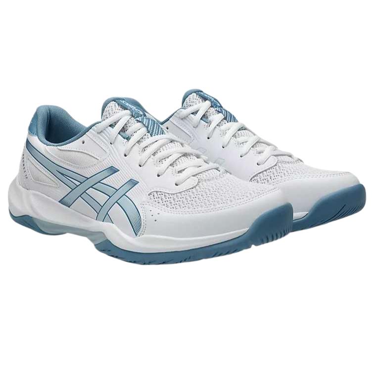 Asics Кроссовки Gel-Rocket 12 с круглым носком, на шнуровке, на толстой подошве, дышащие, поддерживающие, низкие, волейбольные, мужские, 1071A115-103