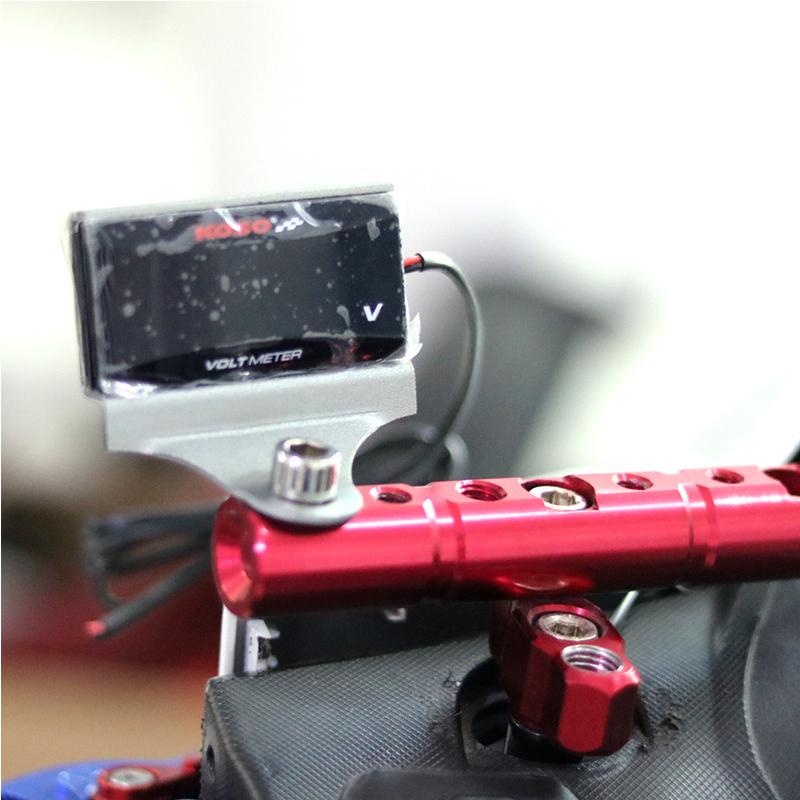 Meter Bracket Aluminum Square Bracket Holder For Motorcycle Water temperature Voltmeter Tachometer Mounting Holder Universal