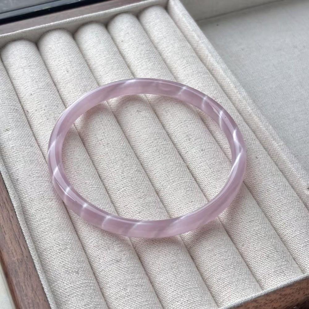 Thin Resin Bracelet Bright Cuff Bracelet New Round Bangles  Women