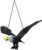 Hawk Decoy PVC Lifelike Flying Hawk Decoy To Scare Birds Away with Hanging String Decorative Bird Repellent Devices Outdoor Garden Bird Repellent