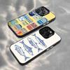 Чехол для телефона S-Sardines F-Fish Art Для iPhone 17,16,15,14,13,12,11 Plus,Pro Max,XS, Цветной Серебристый Черный Чехол