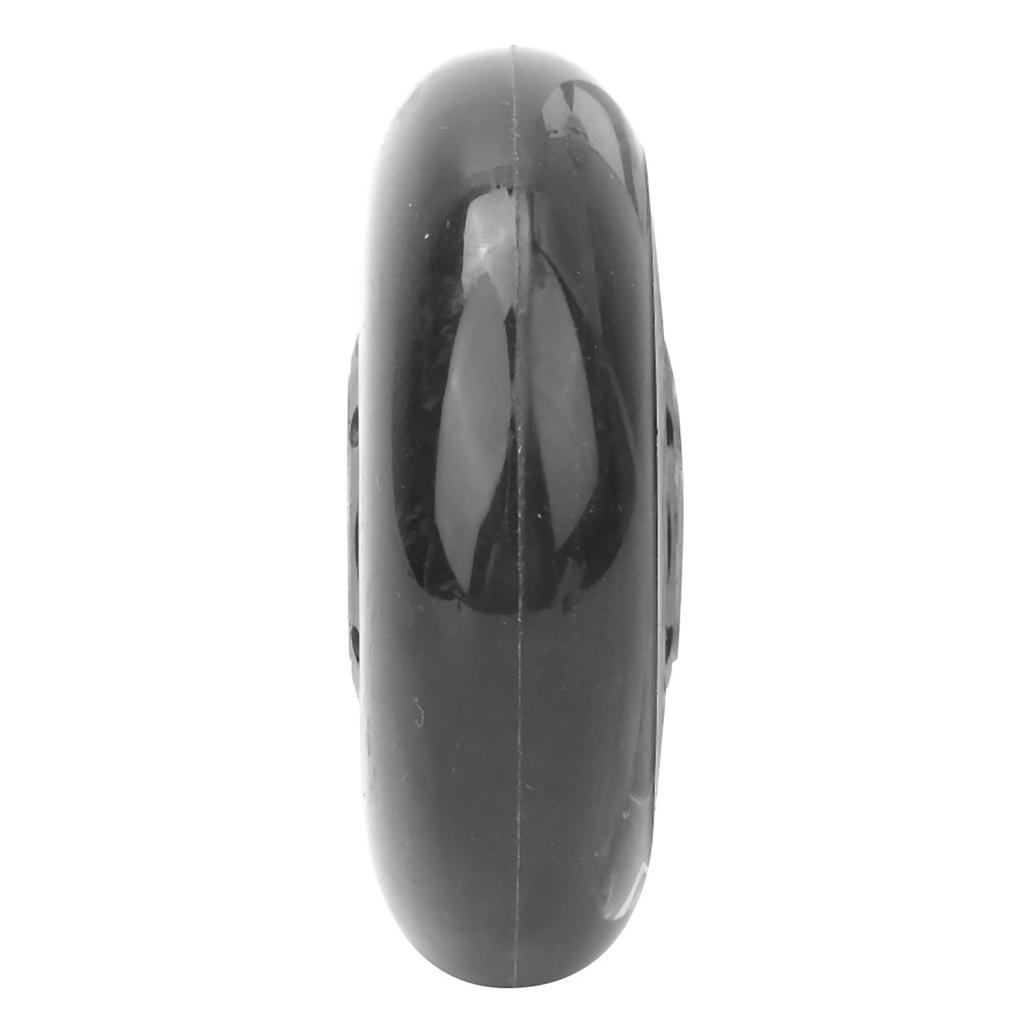 3in Casters Wheel Black Transparent Silent PU with 608ZZ Bearing Skates Luggage Cart Accessories 608 Bearing Wheel Skates Wheel