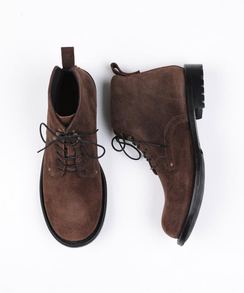 Brenowelt 813 Winter Oil Dark Brown Suede 4-Inch Workcar [Waterproof]