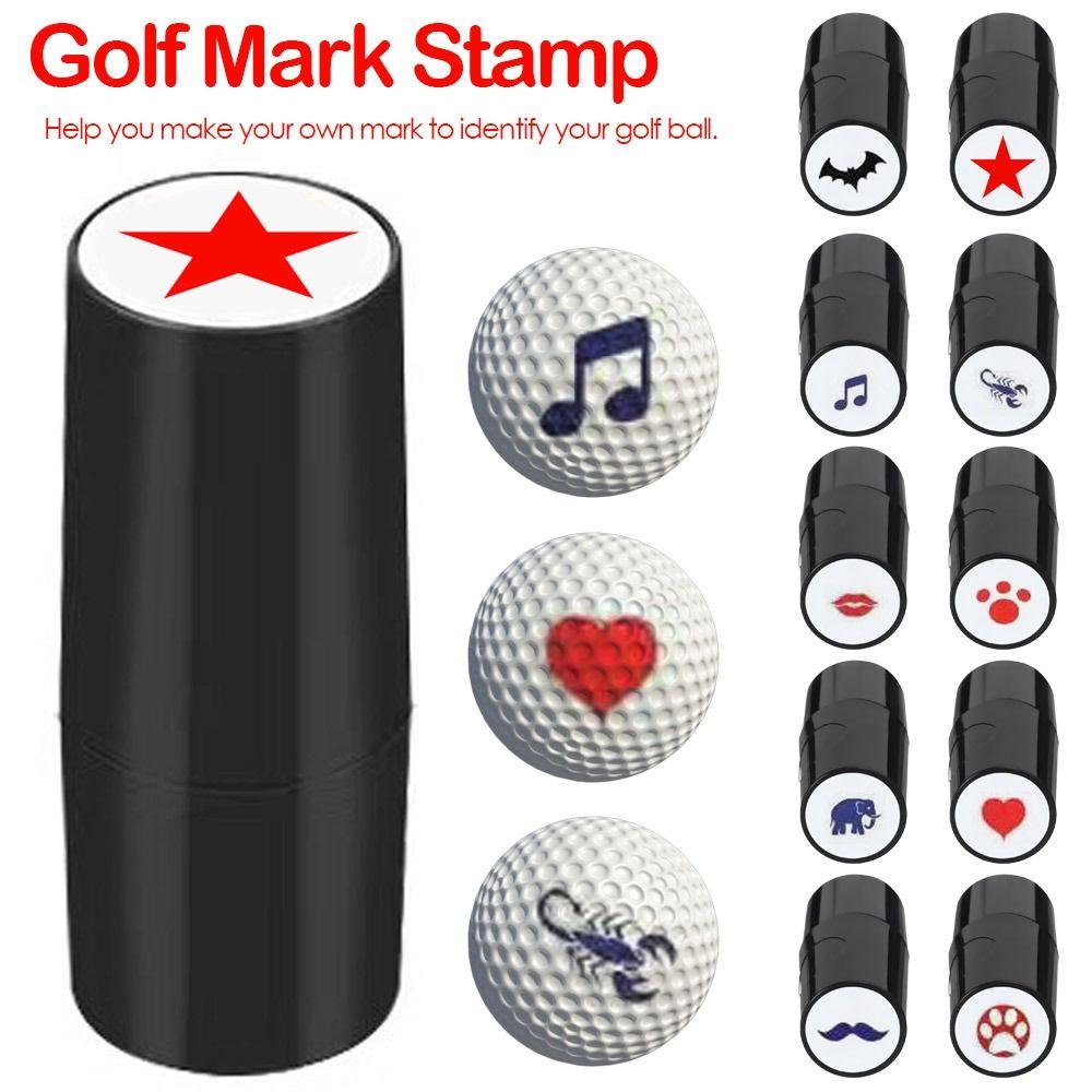 High Quality Golfer Gift Quick-dry Golf Ball Stamper Golf Stamp Marker Mark Seal Golf Accessories
