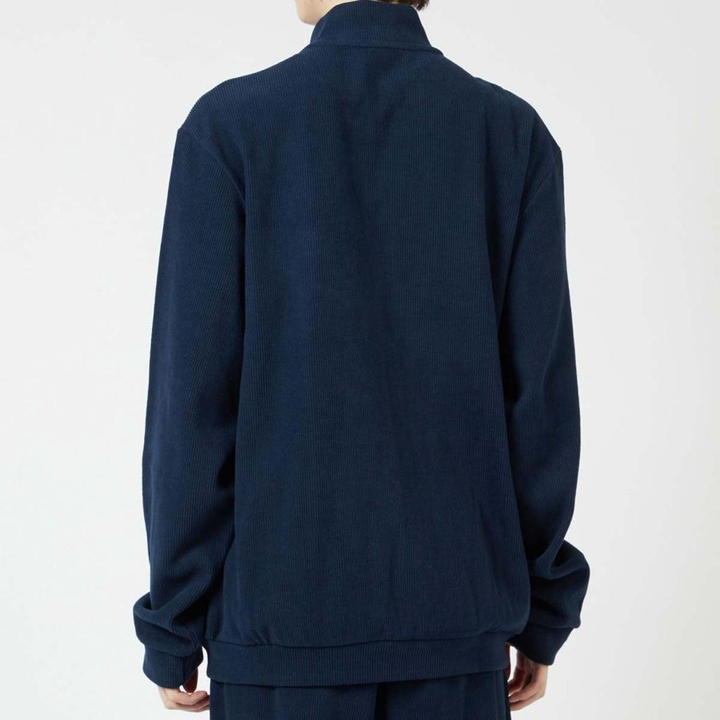 Emporio Armani ВЕЛЬВЕТОВАЯ ФЛИСОВАЯ БЛУЗКА Вельветовая флисовая куртка на молнии, размер ЕС, настоящее время 54085862 Официальный магазин Товар Темно-синий S Мужская 68. (Размер ЕС)