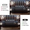 Накладки на буксировочные крюки Linskip для Jeep Wrangler 4XE JL JK 2007-2026 и Gladiator JT (Спорт Уиллис Сахара Рубикон) - Резиновые защитные чехлы для передней части