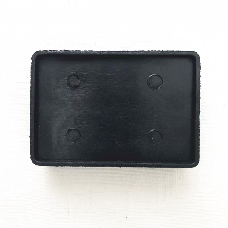4Pcs Heavy Duty Rectangle Rubber Arm Pads Car Truck Hoist Lift Accessories Black