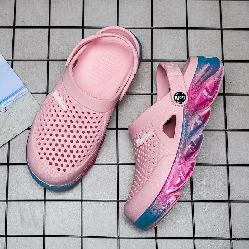 Мужские женские летние сандалии для пляжных видов спорта, парная обувь без шнуровки, тапочки, сабо, водные сандалии