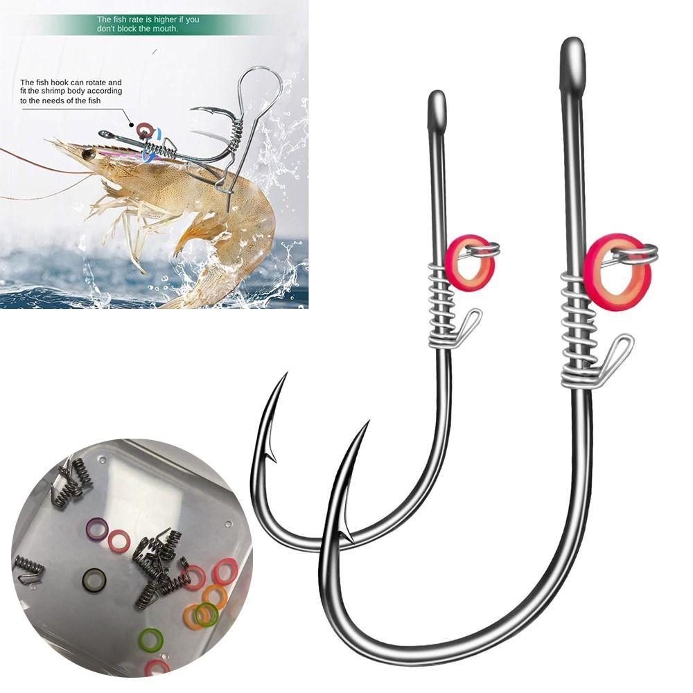 20pcs Durable High-carbon Steel Fishhook Corrosion Preventive Hawksbill Single Hook Sea Fishing