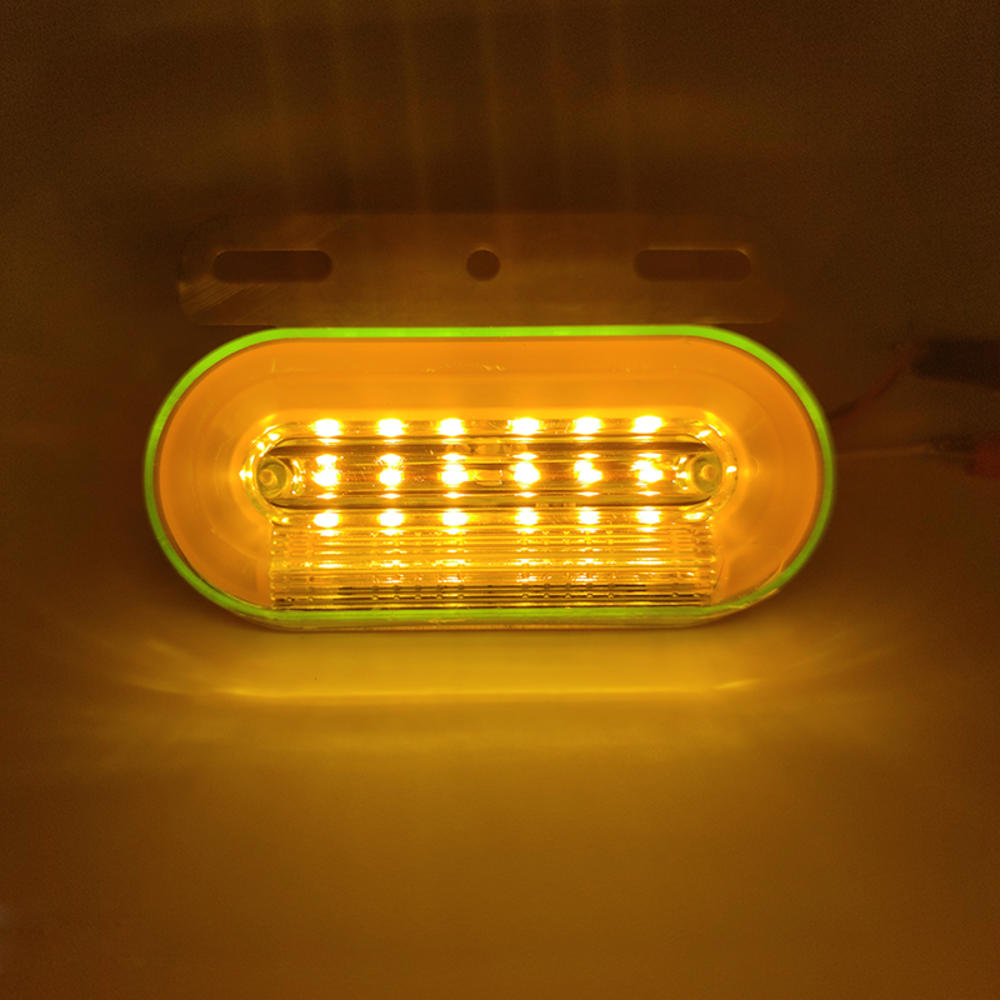 12 В-24 В светодиодные боковые габаритные огни для автомобиля, грузовика, автомобильная внешняя лампа, предупреждающий задний фонарь, 3 режима, сигнальный фонарь для прицепа, 4 шт./12 шт.
