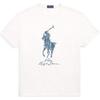 Polo Ss24 Логотип Печать Круглый вырез Короткий рукав Футболка Мужские топы Nivis-Island-Off-White MNPOTSH1N822290-100
