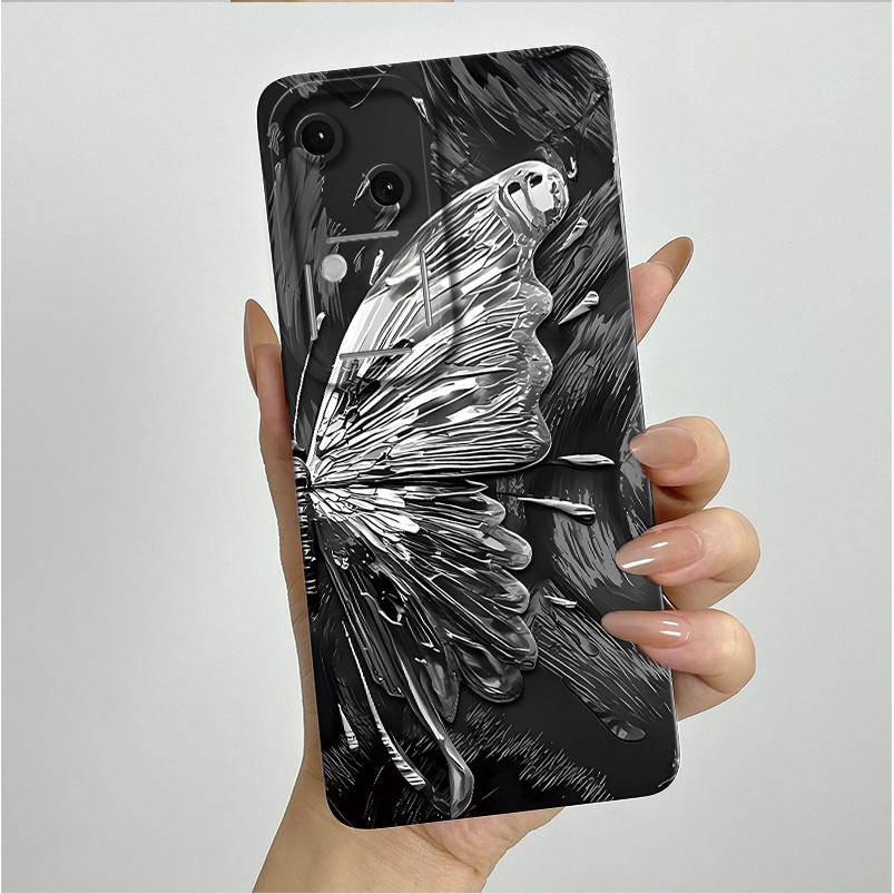 Чехол для Vivo V30 V2318, жидкий мягкий силикон, эстетичный роскошный чехол, полностью защитный корпус для телефона Vivo V 30 V30 Pro 5G
