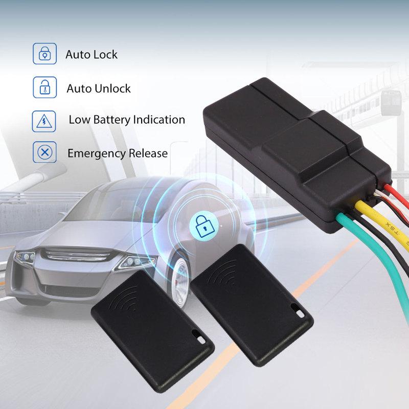 2.4GHz RFID Car Immobilizer Wireless Engine Lock Burglar Alarm System Anti-Hijacking Intelligent Circuit Cut Off Auto Unlock