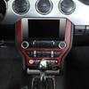 Car Central Control Navigation Panel Decorative Cover Stickers Fit For Ford Mustang 2015 Up ABS Interior Accessories