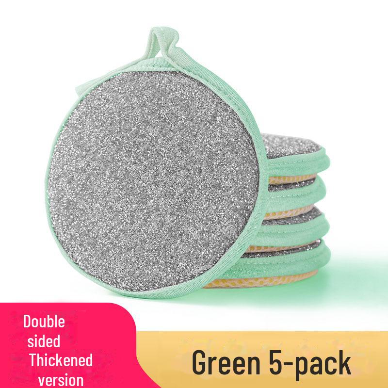 Dual-Sided Dish Sponge & Non-Stick Oil Removal Cloth: Kitchen Cleaning & Magic Wipe Combo