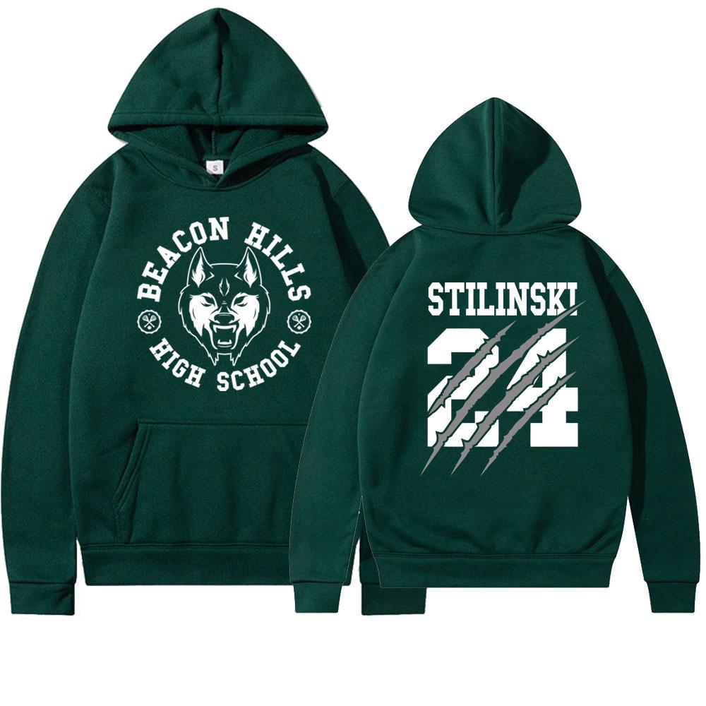 Худи Teen Wolf Stileski 24, осень/зима, MCCALL 11, модный принт, уличная одежда, спортивная одежда для мужчин и женщин, теплая толстовка.