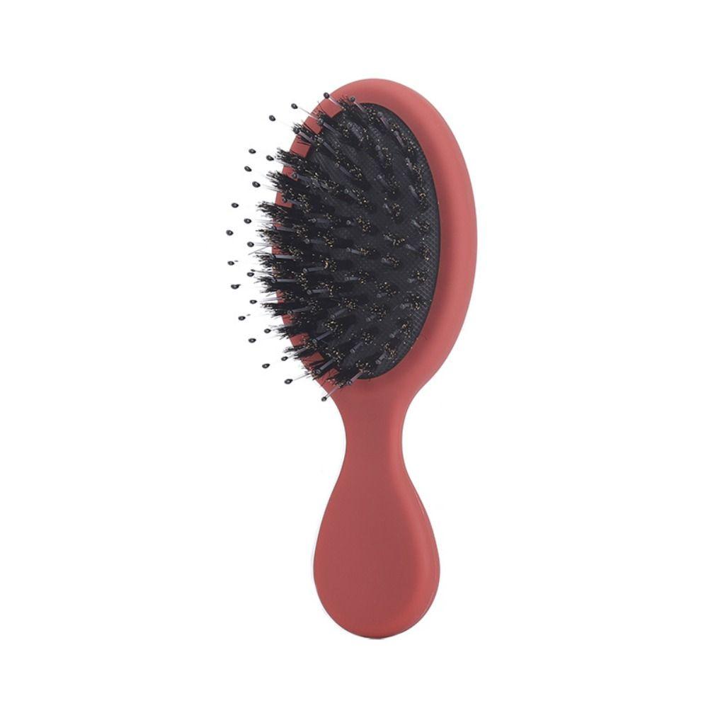 Lightwear Pocket Wet Brush Pig Bristle Massage Comb Portable Hair Comb  Holiday Vocation