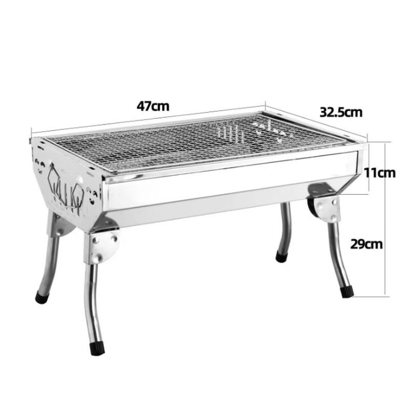 Portable Outdoor Stainless Steel BBQ Grill