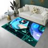 Retro Games Megaman Rockman Cartoon Carpet Rug for Home Living Room Bedroom Sofa Doormat Decor,Child Area Rug Non-slip Floor Mat