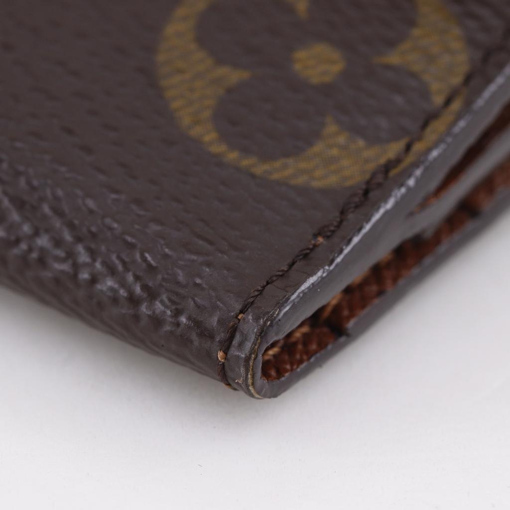 LOUIS VUITTON Ludlow Coin Purse M61927 Brown Monogram canvas unisex Used