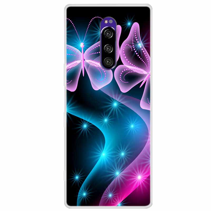 Чехол для Sony Xperia 1 Роскошные Животные Прозрачная Крышка для Sony Xperia1 XZ4 SO-03L SOV40 J8110 J9150 J8170 Корпуса Чехлы для Телефона