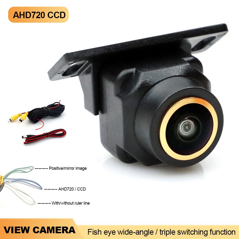 Универсальная автомобильная камера заднего вида, водонепроницаемая HD-камера заднего вида с ПЗС-матрицей и объективом FishEye, ночное видение