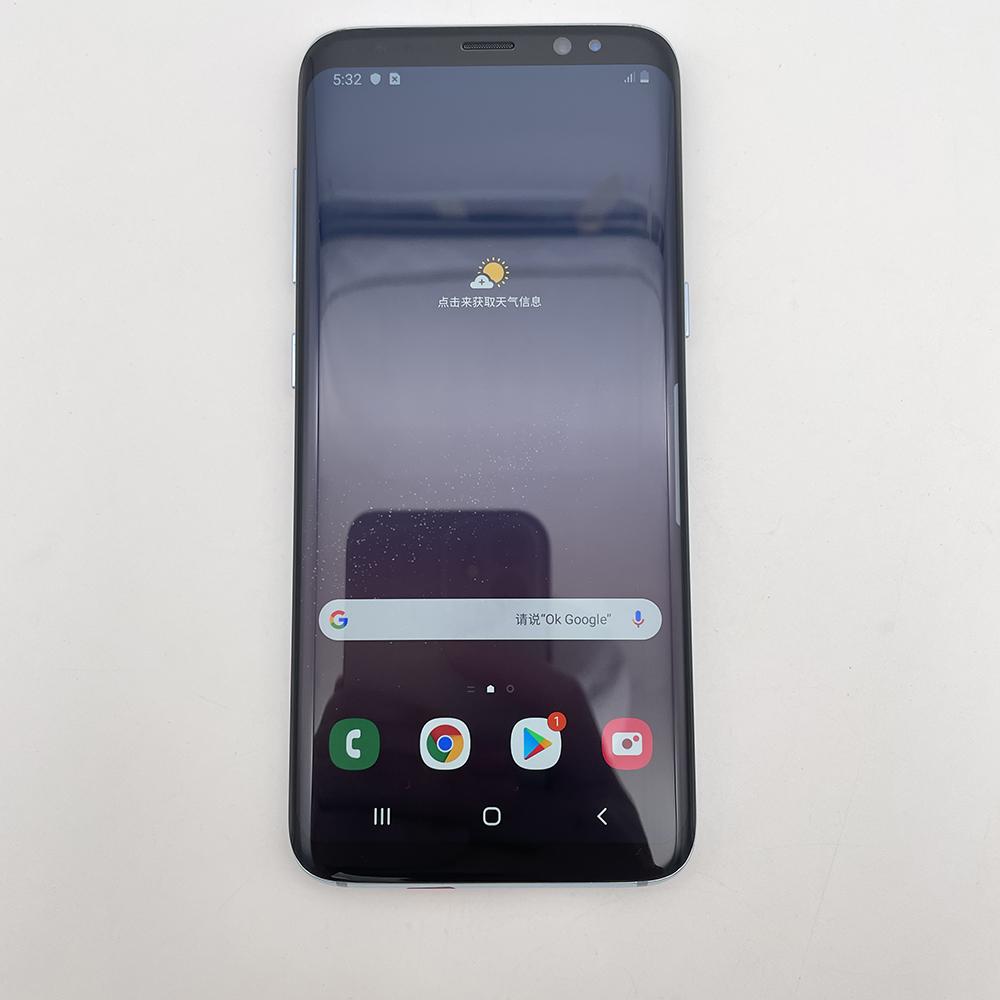 Восстановленный Samsung Galaxy S8 G950F G950U 4 ГБ ОЗУ 64 ГБ ПЗУ 5,8" 12 МП 3000 мАч Мобильный телефон с одной SIM/двумя SIM