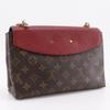 Louis Vuitton Sun Praseed Shoulder Bag M43713 Slys Brown / Red Monogram Canvas Women Used